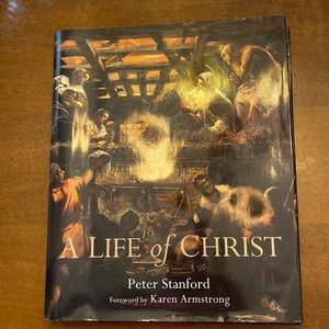 Hardcover coffee table book A Life of Christ by Peter Stanford. W/dust jacket EU
